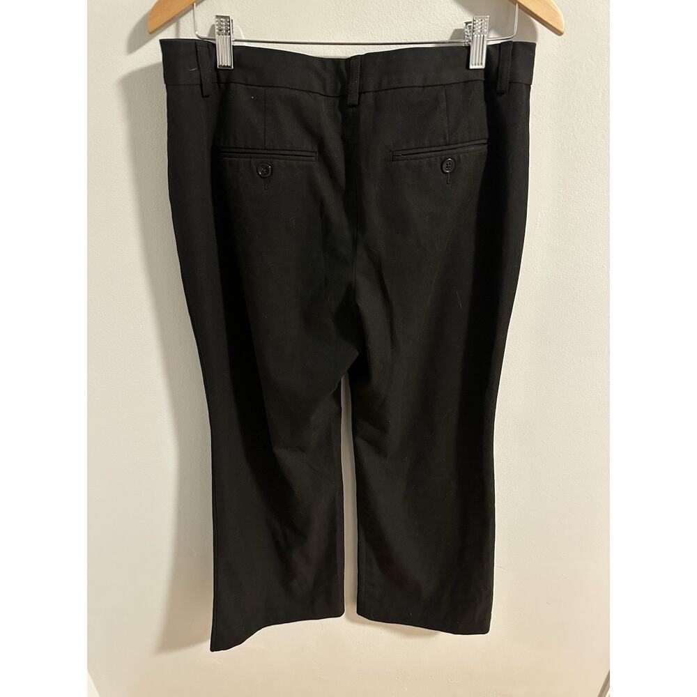 Express Editor Design Studio Pants Womens Sz 10 Black Striped Flared Career